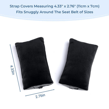 COOLBEBE Car Seat Straps Shoulder Pads for Baby Kids, Super Soft Seat Belt Covers for All Car Seats/Pushchair/Stroller/High Chair
