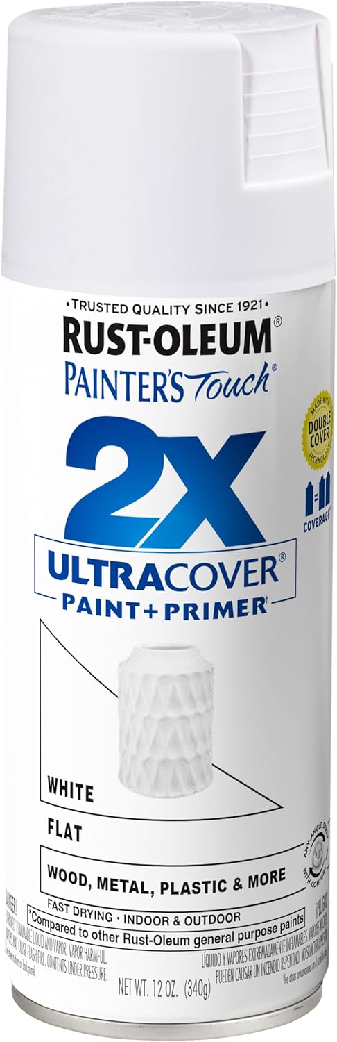 Rust-Oleum 334029 Painter's Touch 2X Ultra Cover Spray Paint, 12 oz, Gloss Clear - Colors C