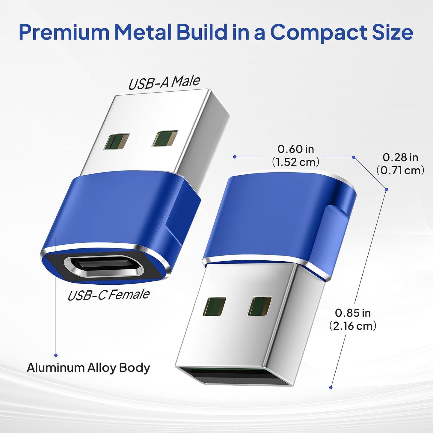 Elebase USB to USB C Adapter for iPhone 17 4Pack,USBC Female to A Male Car Charger Adapter,Type C Converter Apple 17e 16 Pro Max 15 14 Plus,iWatch Watch 11 10 Ultra 3,iPad Air,Samsung Galaxy S26