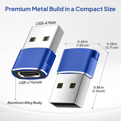 Elebase USB to USB C Adapter for iPhone 17 4Pack,USBC Female to A Male Car Charger Adapter,Type C Converter Apple 17e 16 Pro Max 15 14 Plus,iWatch Watch 11 10 Ultra 3,iPad Air,Samsung Galaxy S26