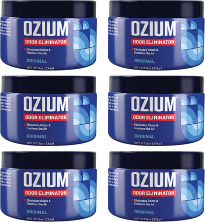 Ozium 8 Oz. 1 Pack Odor Eliminating Gel for Homes, Cars, Offices and More