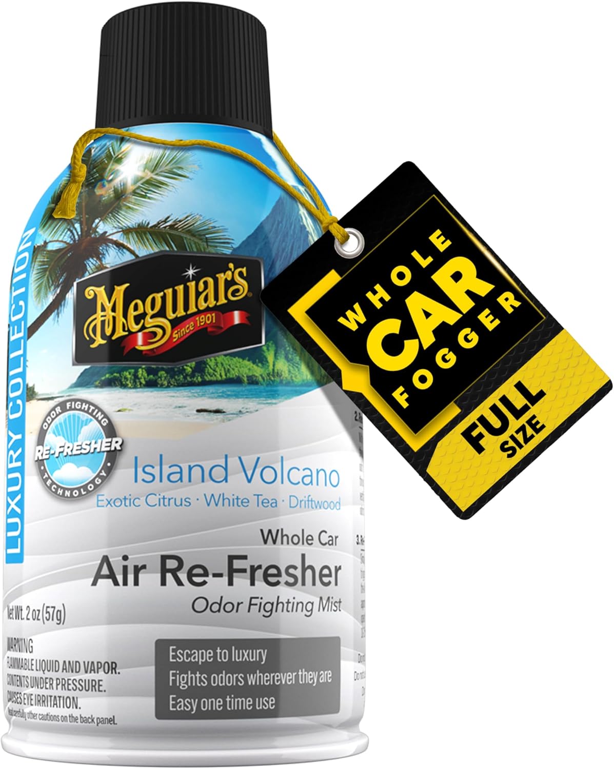Meguiar’s Whole Car Air Refresher Odor Eliminator, Summer Breeze, 2 Oz— Car Air Freshener For Commuters, Detailers; Mist Refreshes Cabin For Sedan, Suv, Truck, Van