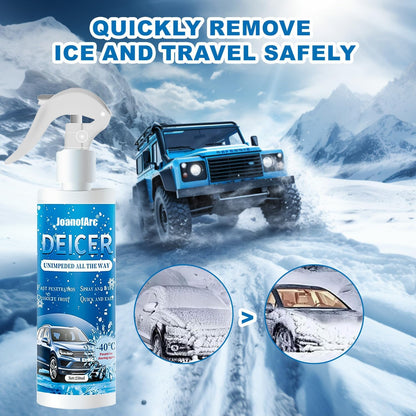 JoanofArc Deicer Spray for Car Windshield, Window Snow Spray, Instant Ice Melt, Deicer for Car Windshield, 250ml Multi-Purpose Melters, Winter Car Essentials for Fast Removing Snow, Ice and Frost