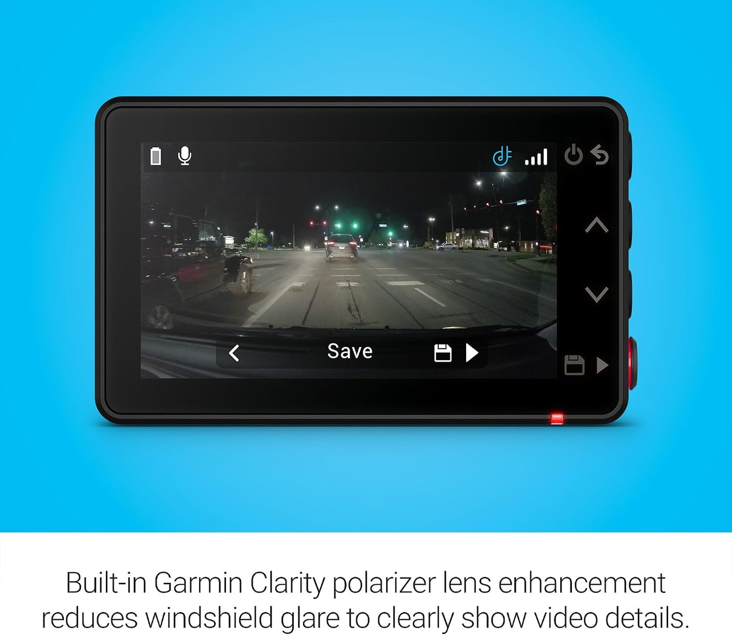 Garmin Dash Cam™ Mini 3, Ultracompact 1080p HD Dash Cam with a 140-degree Field of View, Built in Clarity™ Polarizer, Voice Controlled, Automatic Recording