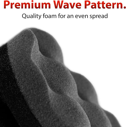 Adam's Polishes Pro Tire Hex Grip Applicator (3 Pack) - Tire Shine Car Detailing Foam Sponge Tool|Car Cleaning Supplies After Car Wash Tire Cleaner | for Vinyl Rubber & Trim Accessories-Wheel Cleaner