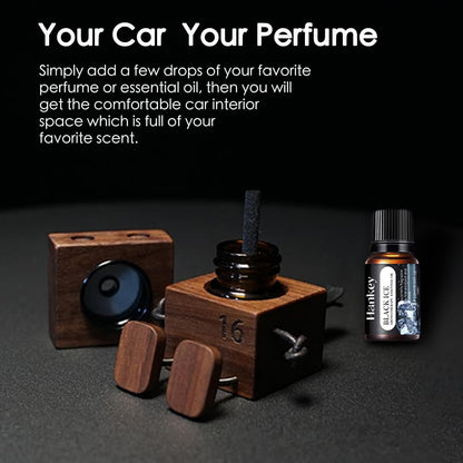 Car Air Fresheners Cute Shaking Wooden Man Figurine Diffuser For Car Dashboard Reusable Air Freshener Gifts Car Vent Clip Car Odor Eliminator Fun Car Accessories Gift Set