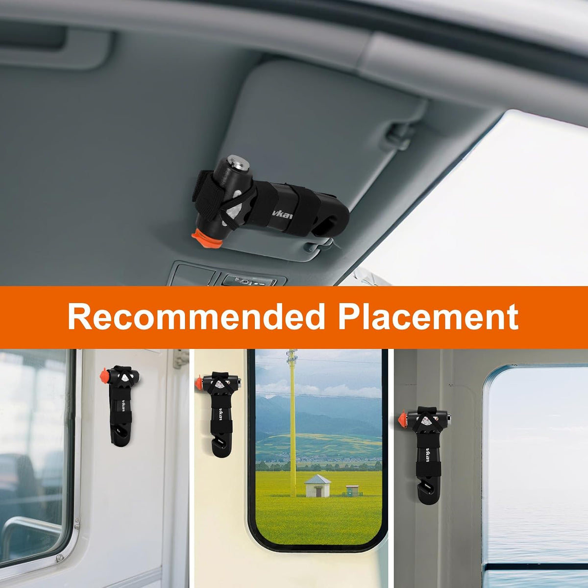 Window Breaker, 3-in-1 Emergency Escape Tool with Car Safety Hammer and Seat Belt Cutter, Safety Emergency Car Escape Tool, Road Trip Essential and Must Haves
