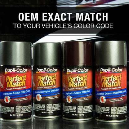 Dupli-Color EBCL01257 Clear Perfect Match Automotive Top Coat - 8 oz. Aerosol - Colors C