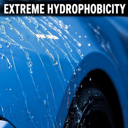 Ceramic Coating Spray for Cars, Quick Effect Coating Agent for Car Paint Care, Extreme Hydrophobic Car Wax Spray for High Gloss Shine & Smooth Finish, Detailer for Cars, Trucks, RVs & Boats (1PCS)