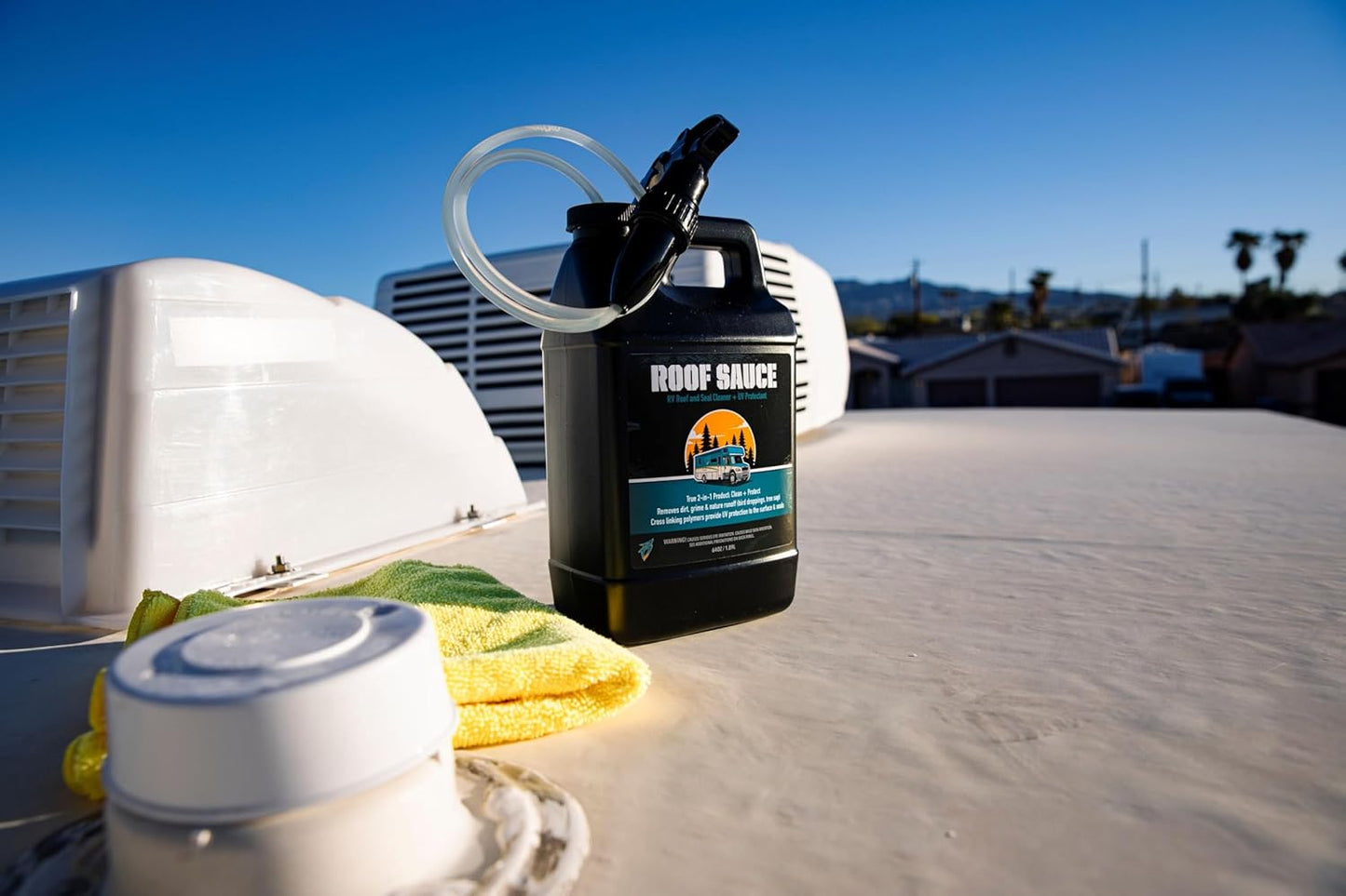 Bling Sauce Bug Sauce, pH Neutral Bug and Tar Remover Plus Cleaner for RVs, 64 oz.
