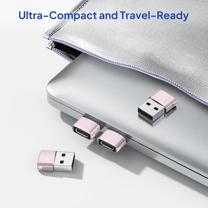 Elebase USB to USB C Adapter for iPhone 17 4Pack,USBC Female to A Male Car Charger Adapter,Type C Converter Apple 17e 16 Pro Max 15 14 Plus,iWatch Watch 11 10 Ultra 3,iPad Air,Samsung Galaxy S26