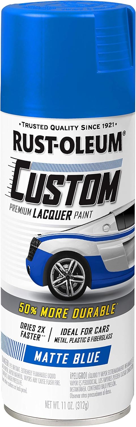 Rust-Oleum 323383 Automotive Custom Lacquer Spray Paint, 11 oz, Gloss Clear