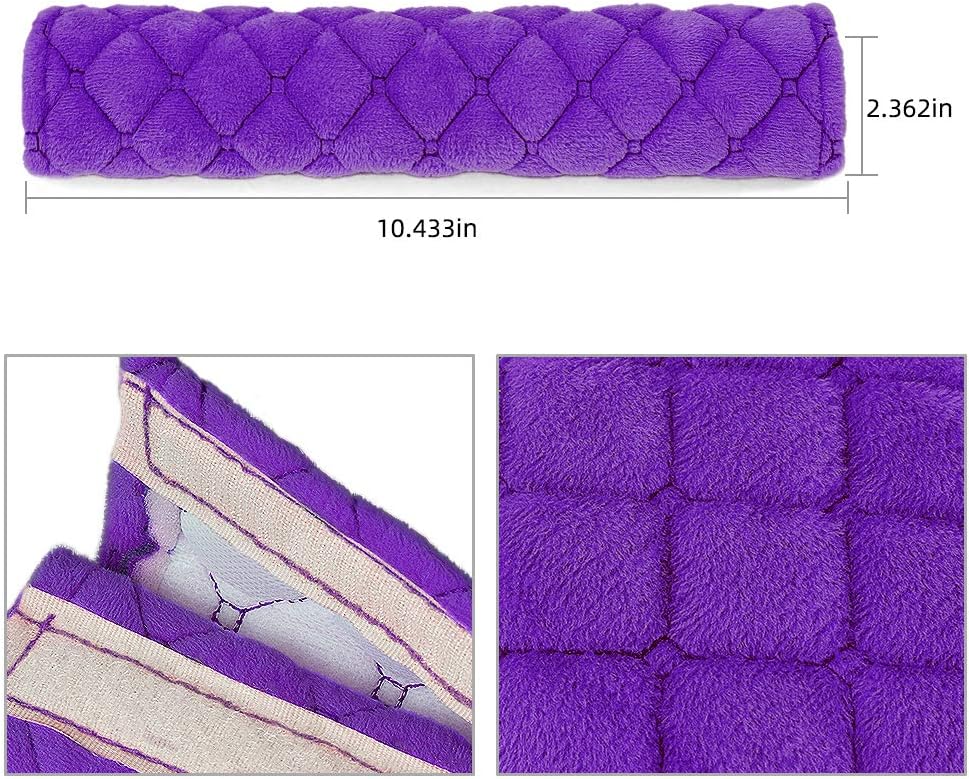 surpassme Car Seat Belt Pads Cover, 2 Pack Seat Belt Shoulder Strap Covers Protector to Release Stress to Your Neck and Shoulder for a Safety Driving (Pink)