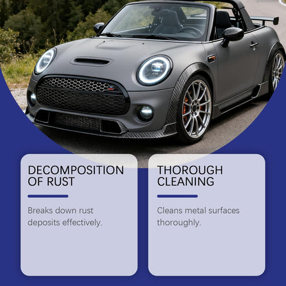 2Pcs Rust Remover Spray for Metal,2026 Upgrade Heavy Duty Metal,Multipurpose Rust Stain Remover Spray for Vehicles, Tools, Cars, Chains, Iron Out Rust Stain Remover