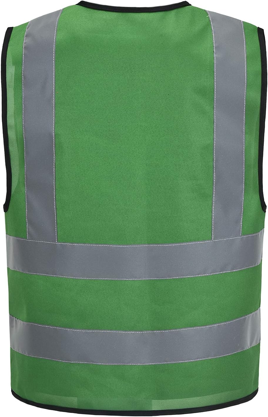 AYKRM 12 colour High visibility viz vest hi vis viz reflective work construction safety vest (XS-8XL) - Colors A