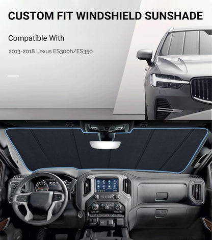 Pigenius Windshield Sun Shade for Lexus RX350/RX450h 2010-2015 Front Window Sunshade - AstraGuard