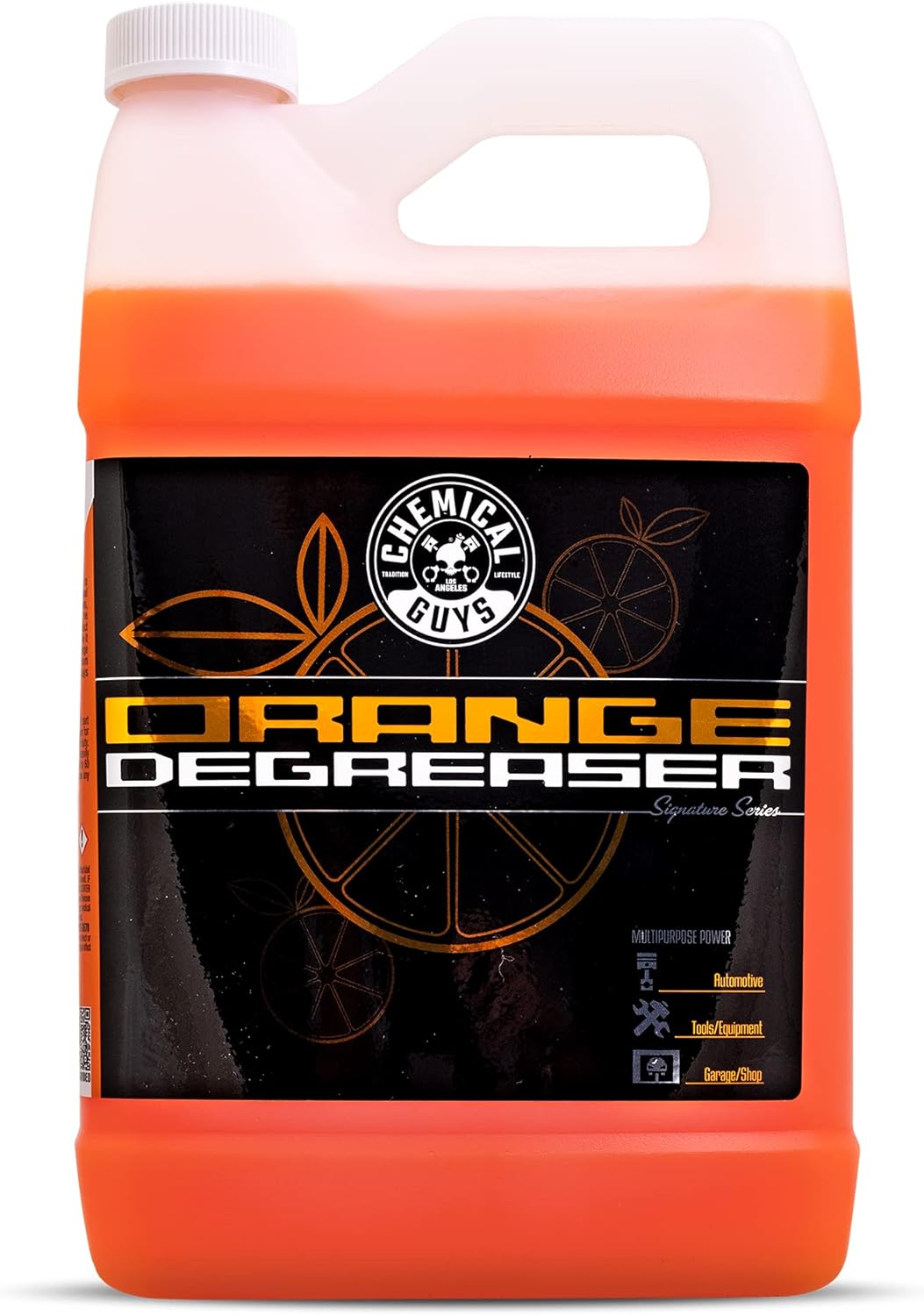 Chemical Guys Signature Series Orange Degreaser Spray - Heavy Duty All Purpose Cleaner for Engines, Tires, Undercarriages, Tools and More, Professional Strength, Breaks Down Grease, Oil & Grime, 16 oz