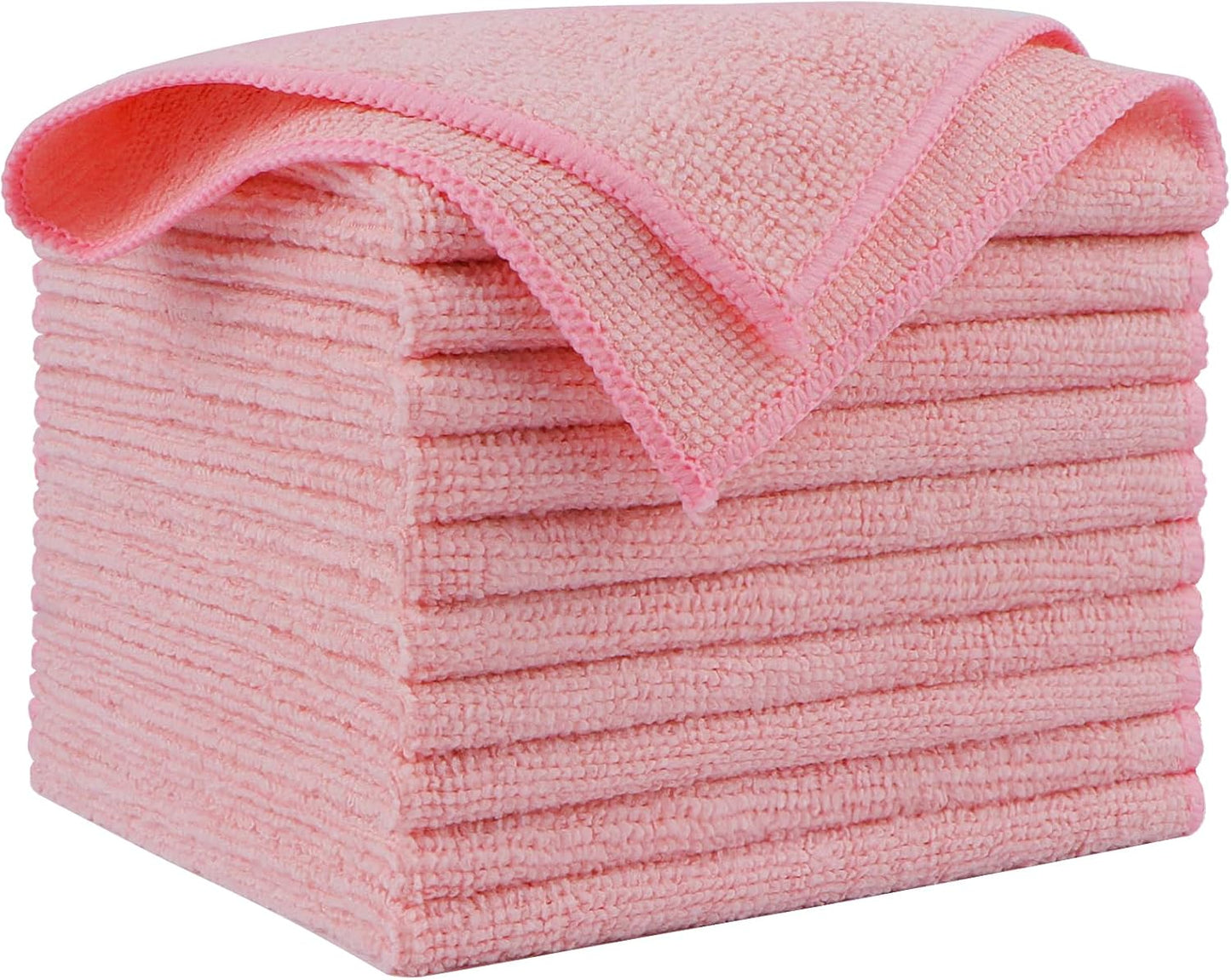 AIDEA Microfiber Cleaning Cloth, 50PK, Microfiber Towels for Cars, Premium Wash Cloths, Dusting Cloth Cleaning Rags, Absorbent Towels for SUVs, House, Kitchen, Window, Cleaning Supplies12×12"
