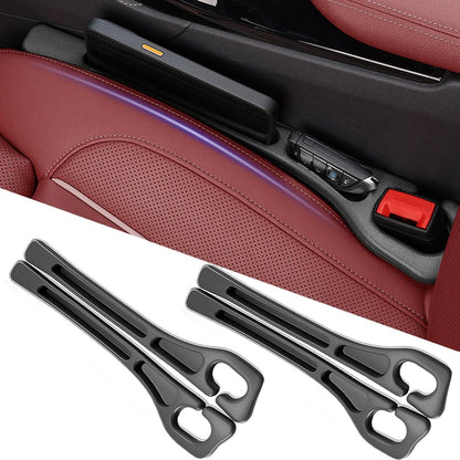 YLXGT Car Seat Gap Filler Organizer Universal for Car SUV Truck Accessories Seat Gap Plug Blocker with Storage Slot Black 2 Pack