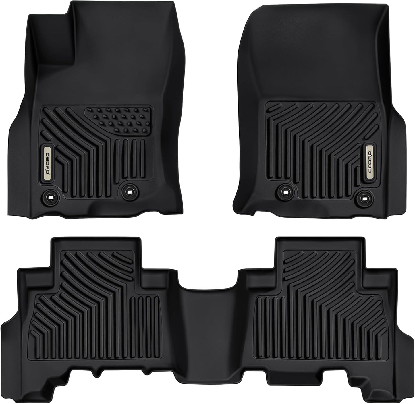 OEDRO Cargo Trunk Liner Fit for 2010-2017 Chevrolet Equinox L/LS/LT/LTZ/Premier& 10-17 GMC Terrain SL/SLE/SLT/Denali, All Weather Custom Fit Anti-Slip Cargo Mat, Black