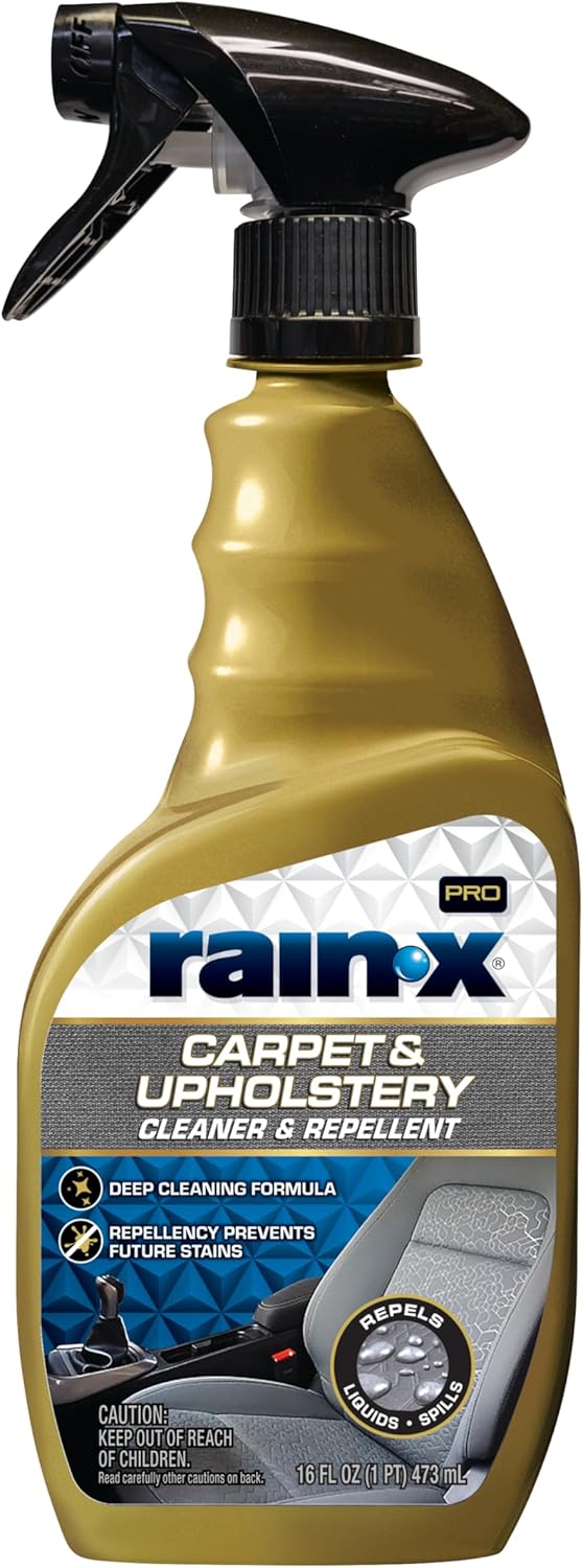 Rain-X 620232SRP All-Interior Cleaner Protectant & Repellent for Car Interiors, Cleans + Repels Liquid Spills & Dust without Residue, Cherry Scent 16 Fl Oz.