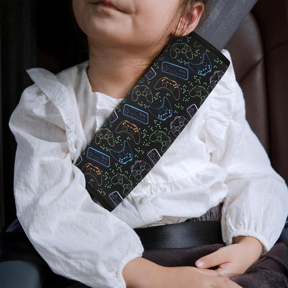 YR Seat Belt Cover for Kids, Soft Comfort Seat Belt Cushion for Children, Cute Cartoon Pattern Car Seat Belt Pads Cover for Girls and Boys, 1 Pack (Cartoon Spider)