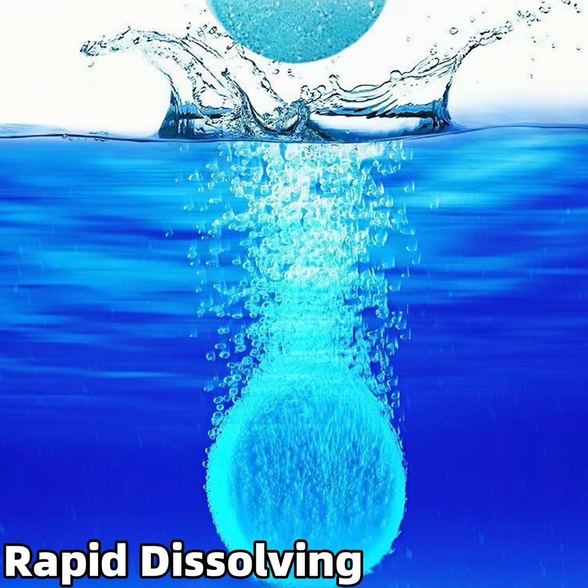 Windshield Washer Tablets, Fast Dissolving, Solid Windshield Wiper Fluid, for Cleaning Car Windshield, Mirrors and Windows (6)