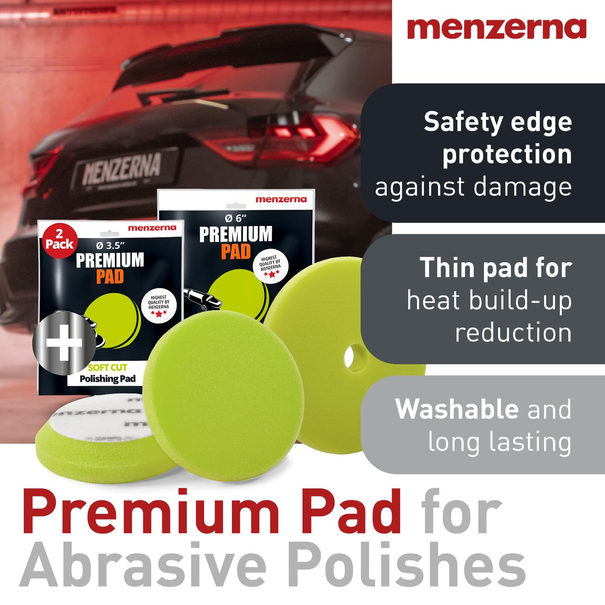 menzerna “Super Finish Plus 3800” Car Polishing I Deep Gloss Polish for a Perfect Mirror-Like Finish I Polishing Compound for Micro Scratches & Holograms on Cars & SUVs I Silicone Free I 8 fl oz.