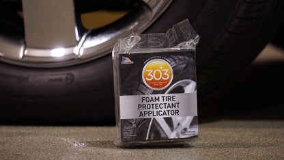 303 Products 39025 Tire Shine/Tire Dressing Applicator Pads - Perfect for Using to Apply Tire Shine, Tire Wet, Tire Gel, Or Tire Balm - Superior Product Application - Reduce Mess, 2 Pack , gray