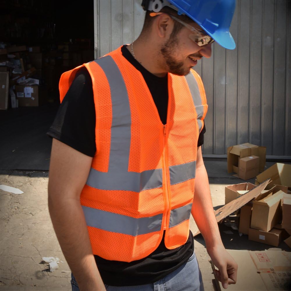 Neiko High Visibility Safety Vest, ANSI Class 2, No Pocket