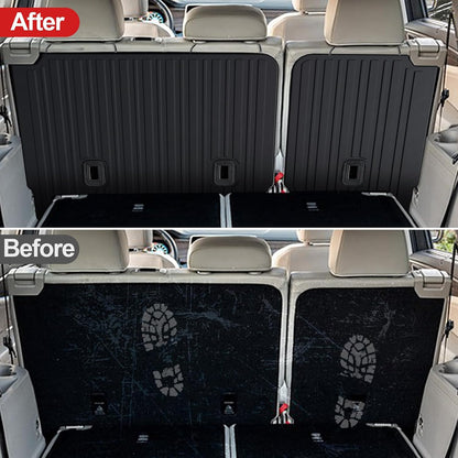 Floor Mats for 2018-2025 2026 Volkswagen Atlas 7 Passenger Bench Seating (Not for Cross Sport), All Weather TPE Durable Cargo Mat with Backrest Mats for VW Atlas Accessories