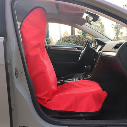 Car Seat Cover Protector Front Seats,for Gym Workout,Running,Swimming,Beach and Hiking,Waterproof Sweat Towel Bucket Seat Covers for Cars SUV Trucks (Black, 1Pcs)