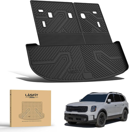 LASFIT Floor Mats Fits for Hyundai Sonata 2020-2026 (Only for FWD & Gas) & Kia K5 2021-2025 (Only for FWD) Custom Fit TPE All Weather Floor Liners Car Mats Accessories, Black