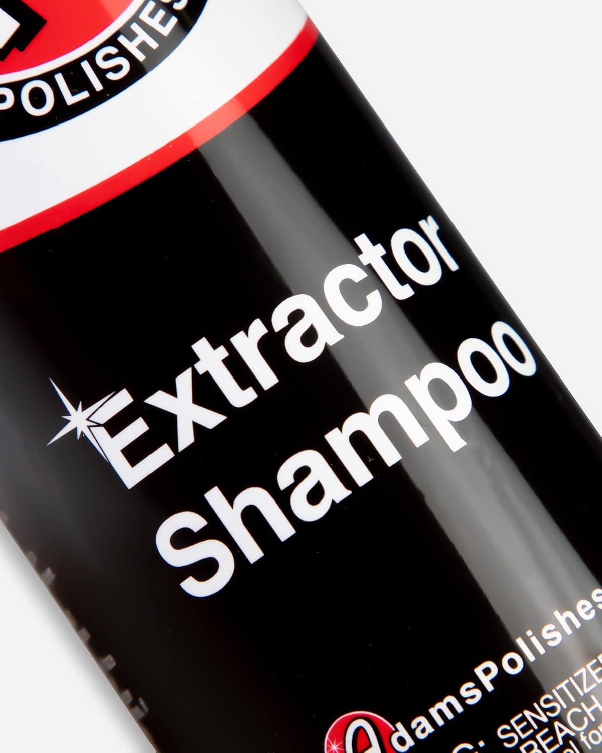 Adam’s Extractor Shampoo 16oz - Carpet & Upholstery Cleaner, Low Foam Formula for Deep Cleaning Fabric, Carpet, & Car Interiors