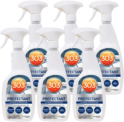 303 Products Marine Aerospace Protectant Spray, UV Protection for Boat Vinyl & Surfaces – Repels Dust, Dirt & Staining, Matte Finish, Restores Like-New Appearance, 32 oz