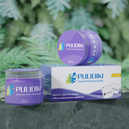 PULIDIKI Car Cleaning Gel Car Cleaning Putty Car Putty Auto Detailing Tools Car Slime Cleaner Dust Cleaning Gel for Car Interior Cleaner Car Cleaning Supplies Cleaning Kit Car Accessories Blue 2Pack