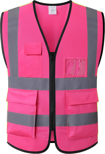 Reflective Safety Vest for Men Women Construction Vest Meet ANSI/ISEA Standard