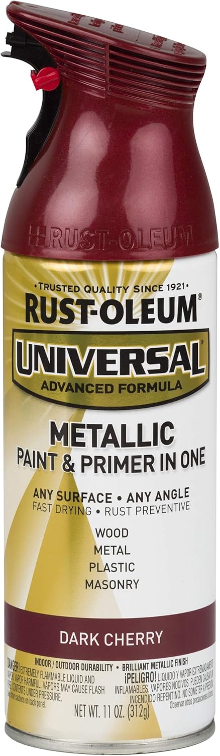 Rust-Oleum 302151 Universal All Surface Clear Topcoat Spray, 11 oz, Dead Flat Clear - Colors A