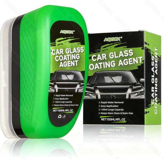 Automotive Glass Hydrophobic Coating Agent, Lotus Leaf Rainproof Effect, Invisible Windshield Protective Barrier for Improved Clarity & Rainy Season Driving Safety