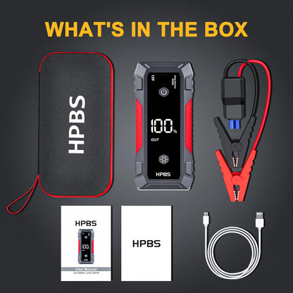 H50 Jump Starter - 5000A Jump Starter Battery Pack for Up to 10.0L Gas and 8.0L Diesel Engines, 12V Car Battery Jumper Starter Portable with 3.0" LCD Display, Jump Box