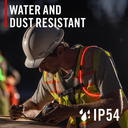 Coast LH150 Version 2.0 Rechargeable LED Hi-Vis Lighted Vest, 6+ Color Modes, Reflective, One Size Fits Most with *NEW & IMPROVED 18 HOUR RUNTIME*