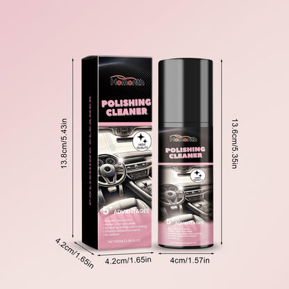 2PCS Polishing Cleaner, Car Interior Cleaner Spray, Total Vehicle Interior Detailer Spray Rejuvenation, 100ml Multi-Purpose Cleaner