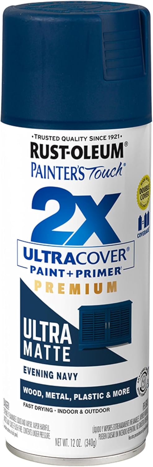 Rust-Oleum 334029 Painter's Touch 2X Ultra Cover Spray Paint, 12 oz, Gloss Clear - Colors B