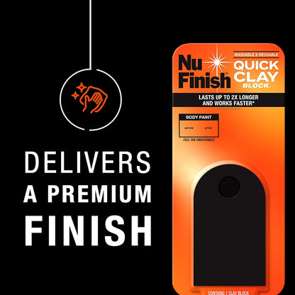 5-in-1 Complete Detailer Spray with Towel by Nu Finish, Preserves and Protects Car Detailing, Includes 1 Microfiber Towel, 22 Oz Spray