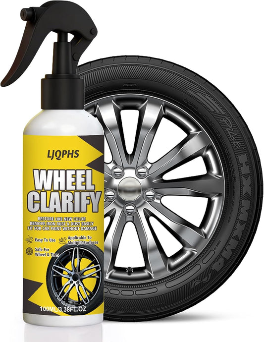 Wheel & Tire Cleaner Spray, Effective Rust & Dirt Remover, Easy to Use, Safe for Car Paint & All Wheel Types, Quick Auto Care Spray for Cars, Trucks, SUVs, Motorcycles