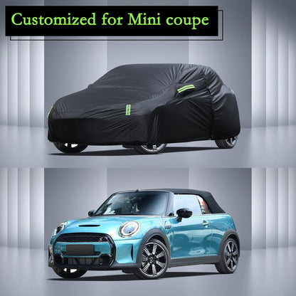 Car Cover Custom Fit for Toyota Corolla 2000-2025, Honda Civic 1991-2025, Waterproof All Weather Full Exterior Cover Rain Sun Protector Car Cover with Door Zipper