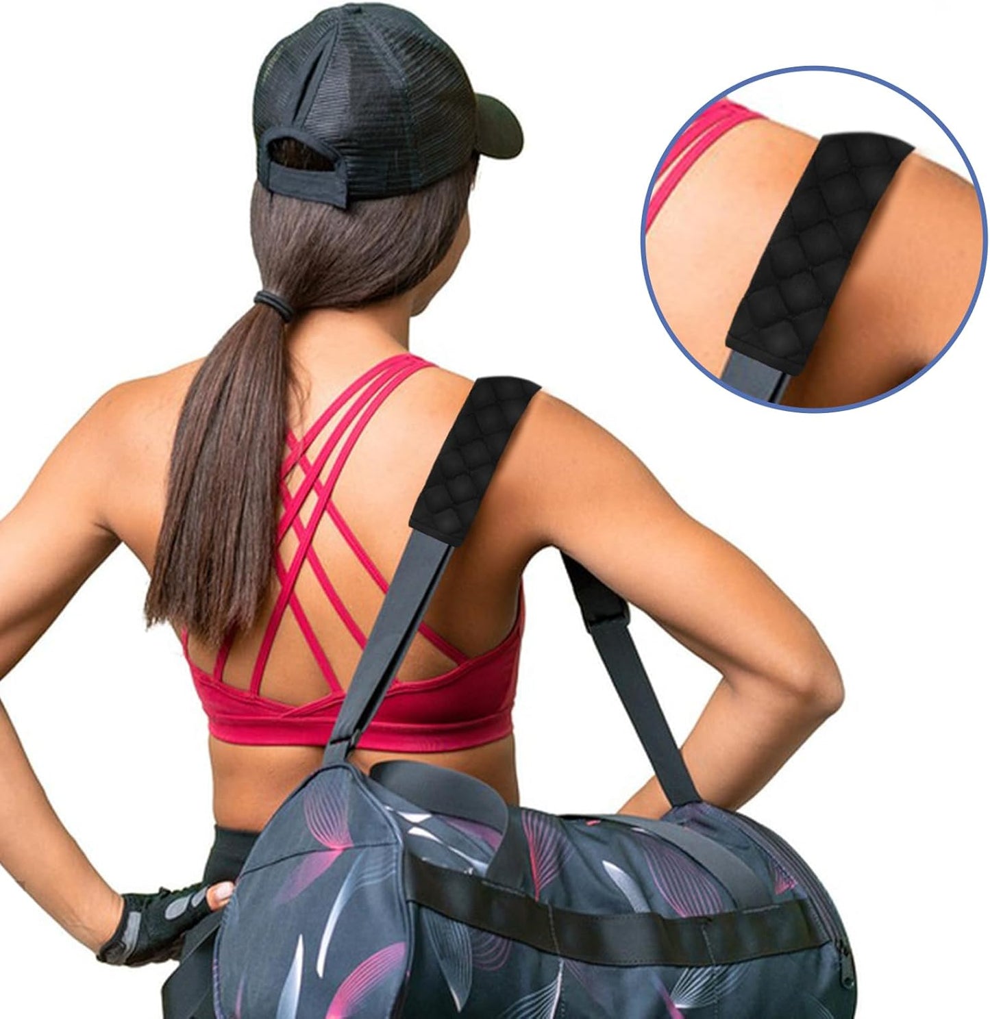 2Pcs Car Seat Belt Padding10.6In (27cm) Car Seat Belt Shoulder Strap Cover Car Accessories Interior,Soft Shoulder Strap Covers Seat Belt Protector Make Neck and Shoulders More Comfortable(Black)