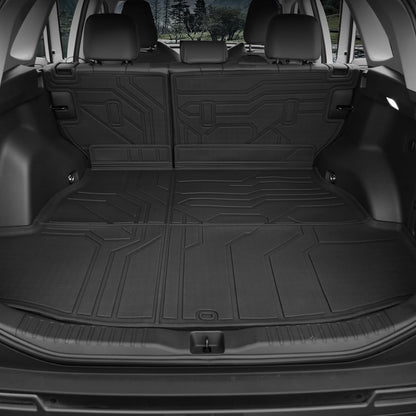 Floor Mats for Toyota Sienna 2021-2026, All Weather Floor Mats Lower Trunk Cargo Liner Accessories, Full Coverage Set (Fit 8-Seat with Spare Tire)