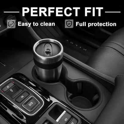 Muslogy Center Console Organizer Compatible with Honda Pilot 2023 2024 2025 2026, 2024-2026 Ridgeline/Passport Center Console Storage Box Divider Inserts Interior Accessories ABS Material(Gray)