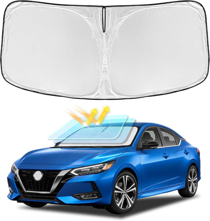 for Toyota Tacoma 2016-2023 2024 2025 2026 Sun Shade Sunshade Windshield Cover - 4 Layers Front Window Shade Custom Fit Tacoma 2Dr 4Dr Pickup Sun Visor 240T Shade Blocks UV Rays Car Accessories - Colors F